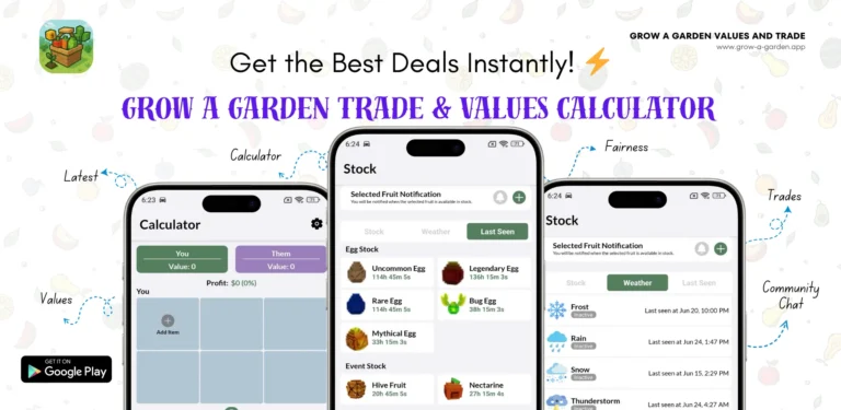 Introducing Grow a Garden: Trade & Values App